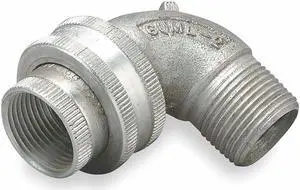 HUBBELL KILLARK GUML-1 IMC Union, 1/2 in, Threaded, Aluminum, Zinc Plated,