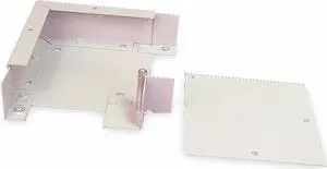 LEGRAND G4011 Flat Elbow Raceway, 4000 Series, 1 Channel, 4-3/4 in W, 1-1/2 in