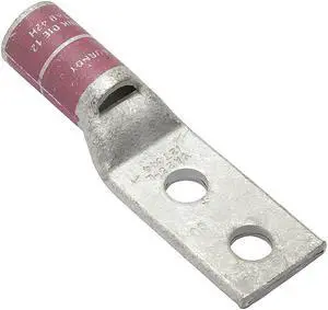 CodeCndctrStd Barrel CU Lug, 2 Hole