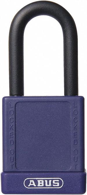 ABUS 74/40 KD PURPLE Lockout Padlock,KD,Purple,1-3/4"H