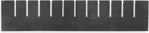 AKRO-MILS 41226 Short Divider, 15-1/2 x 5-2/5 In, Black