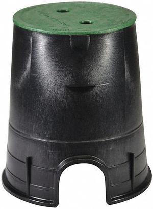 NDS 107BC Valve Box,Round,9in.Hx8-3/8in.W,6-1/2in.