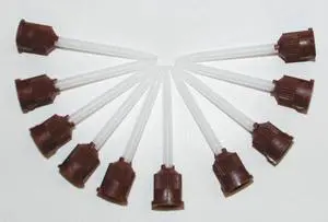 LOCTITE 1197606 Mixing Nozzle, Black, White, 1:1, 2:1 Mixing Ratio, 10 PK