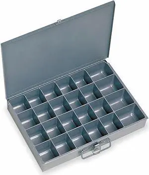 DURHAM MFG 202-95-D919 Steel Compartment Box Gray