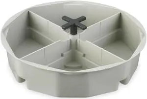 CLC WORK GEAR 1152 Bucket Tool Organizer, Off-White, Plastic, 4 Pockets