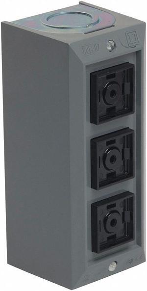 SQUARE D 9001BG307 Push Button Control Station,3NO/3NC,30mm