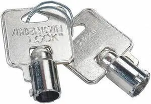 AMERICAN LOCK AKTBOX Key Blank,Steel,Circular,7 Pins,PK25
