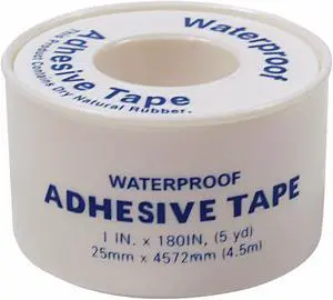 MEDIQUE 62101 Adhesive Tape, White, 1 In. W, 5 yd. L