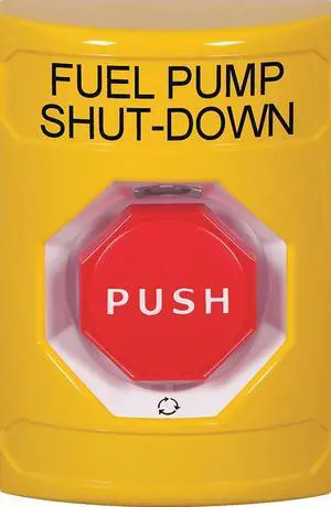 Safety Technology International Fuel Pump Shutdown Push Button SS2209PS-EN