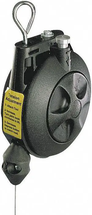 HUBBELL BD-03 Tool Retractor, 6 ft, For 1-3 lb tool weighing