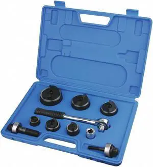 ECLIPSE 902-481 Knockout Punch Set,10 Pieces,10ga. Steel
