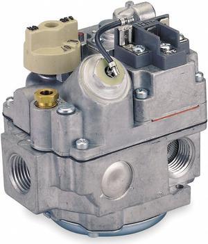 ROBERTSHAW 700-502 Gas Valve, Natural Gas, Standing Pilot, 750 mV, 3.5 in wc