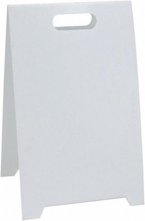 SEE ALL INDUSTRIES TP-WBLNK Blank Floor Stand Safety Sign, 20 in Height, 12 in