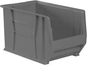 Super Size Bin,1.41 cu. ft. Vol Capacity AKRO-MILS 30282GREY