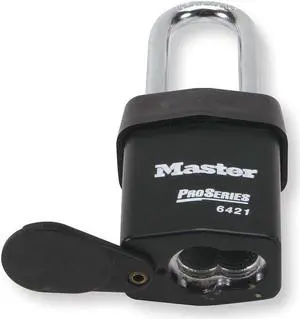 Padlock, Interchangeable Core, 2-1/2, Black