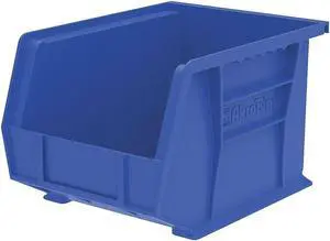 AKRO-MILS 30239BLUE Hang & Stack Storage Bin, Plastic, Blue, 7 in H, 8 1/4 in