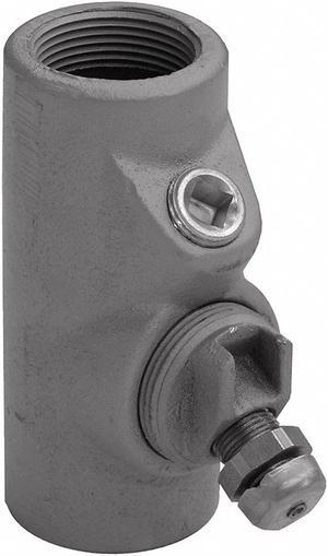 APPLETON ELECTRIC EYD-5 IMC Sealing, 1-1/2 in, Threaded, Iron, Plain, Silver