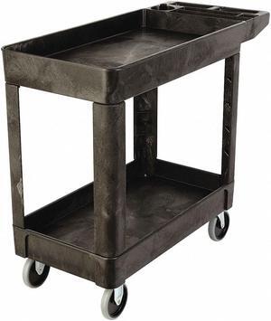 RUBBERMAID FG450089BLA High Density Structural Foam Utility Cart with Deep