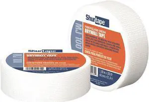SHURTAPE MJ 100 Drywall Tape, 48mm x 92m, Roll, White, Fiberglass Mesh