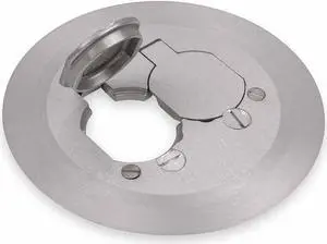 STEEL CITY P 60 CACP-AL Box Cover, Floor Box Type, 1 Gang, Aluminum