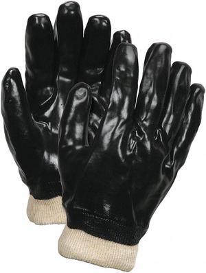 Mcr Safety Chemical Resistant Gloves Black   6100