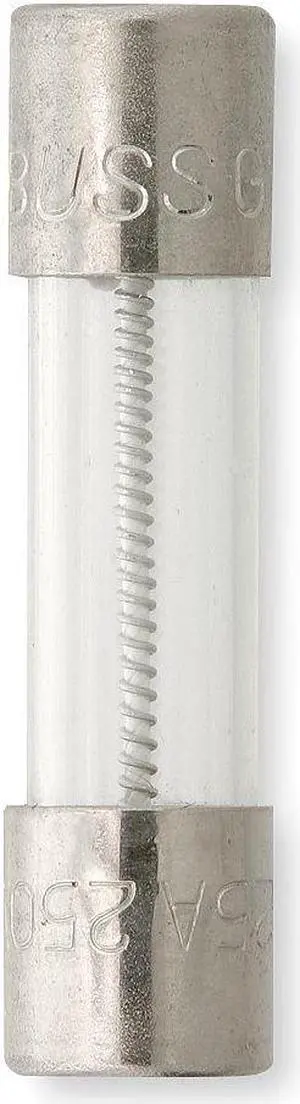 EATON BUSSMANN GMD-4-R Glass Fuse, Time-Delay, 4A, 250V AC, 10kA at 125V AC,
