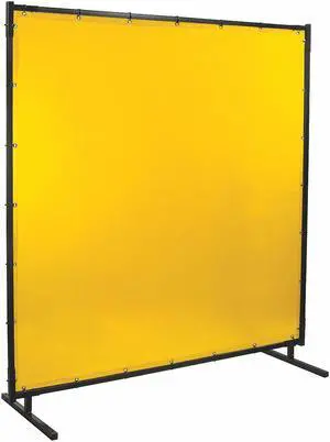 STEINER 534HD-4X6 Welding Screen, Transparent Vinyl, 6 ft. W., 4 ft. H., 13