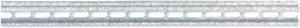 SQUARE D 9080GH112 Mounting Channel,12 in L,Standard