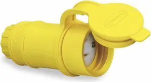 HUBBELL WIRING DEVICE-KELLEMS HBL15W47 Watertight Straight Blade