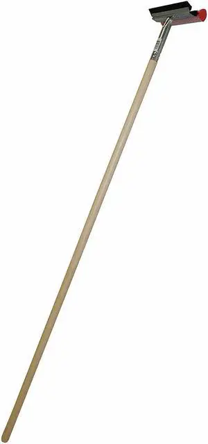 MALLORY 12-8NY-48 Window Squeegee, Single-Blade, Rubber, Straight, 8 in Blade