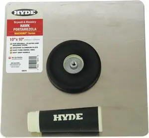 HYDE 09074 Drywall Hawk,10 In,Aluminum