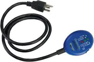 RELIANCE THP102P Receptacle Tester with GFCI,60 Hz,120VAC