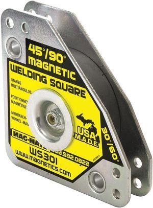 Mag-mate Magnetic Welding Square, 3-3/4in.L, 60 lb. Silver  Ceramic WS301AX3