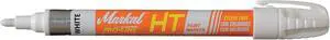MARKAL 97301 Permanent Liquid Paint Marker, Medium Tip, White Color Family,