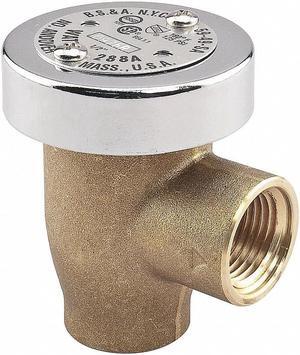 WATTS LF288A-1/2 Anti-Siphon Vacuum Breaker,1/2 in.