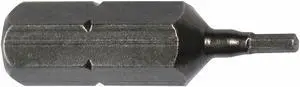 APEX TOOL GROUP 185-2MM-5PK Torsion Bit, Metric, 1/4", Hex, 2mm, 1", PK5