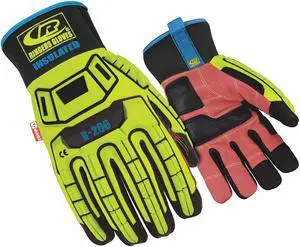 Glove, Impact Resistant, S, Hi-Vis, Pr