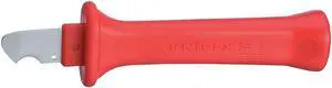 KNIPEX 98 53 03 7-1/8" Insulated Dismantling Cutter, Ergonomic Grip