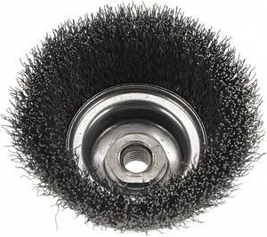 WEILER 93400 Crimped Wire Cup Wire Brush, 5", 0.020 "