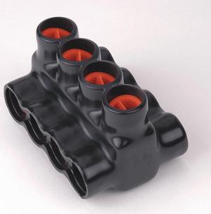 AMT Connector, PVC Coated, 4 Hole, T Type