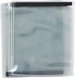 BRADY 50962 Mag Backed Env,11.5 x 9 in.,Clear,PK10