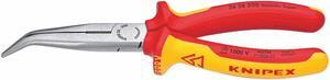 KNIPEX 26 28 200 SBA 8" Chain Nose Side Cutting Plier w/ Angled Jaw, Insulated