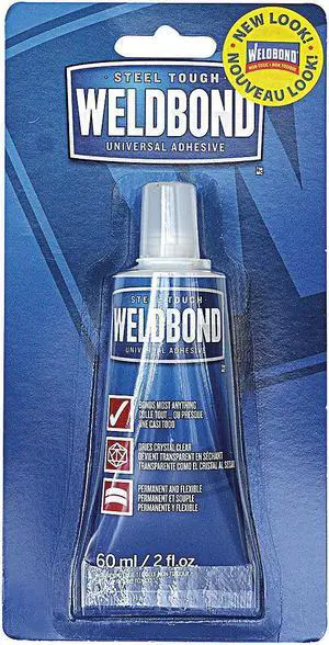 WELDBOND 058951500988 Glue, White, 6 to 12 hr Full Cure, 5.4 oz, Bottle