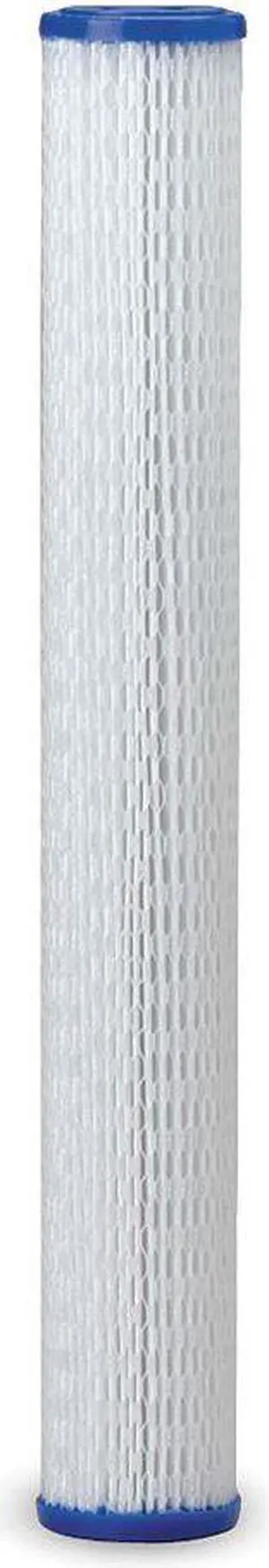 PENTAIR/PENTEK 155416-75 Pleated Filter Cartridge, 10 gpm, 30 Micron, 2-5/8"