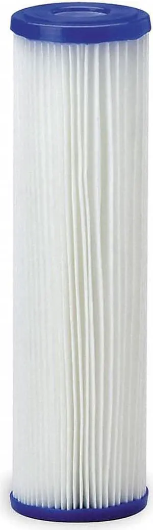 PENTAIR/PENTEK 155038-75 Pleated Filter Cartridge, 10 gpm, 50 Micron, 2-5/8"