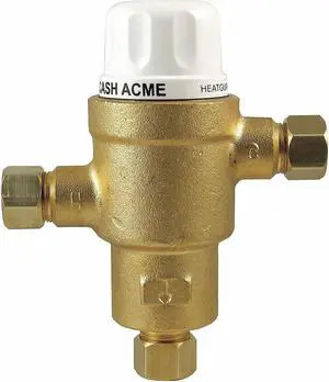 CASH ACME HG145 Mini Thermostatic Mixing Valve,3/8in.