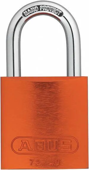Abus Lockout Padlock,KA,Orange,1-1/2"H  72 /40 KA Orange