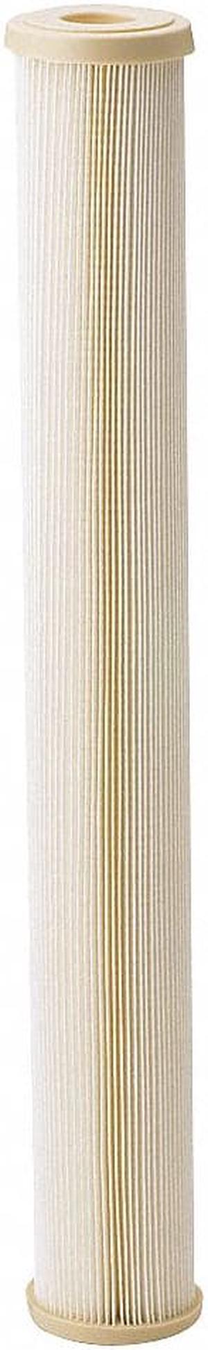 PENTAIR/PENTEK 255485-75 Pleated Filter Cartridge, 10 gpm, 1 Micron, 2-7/8"