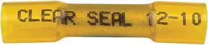 VELVAC 37430-V50 Butt Splice Wire Connector, 10 AWG Max, Yellow, Nylon VELVAC 37430-V50 Butt Splice Wire Connector, 10 AWG Max, Yellow, Nylon