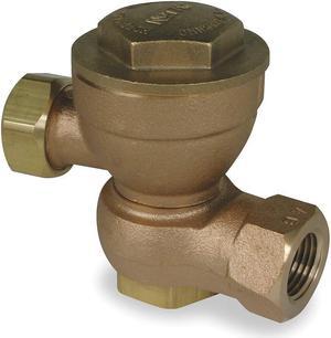BELL & GOSSETT 17C-S-2-25 Steam Trap,25 psi,353F,3-1/4 In. L
